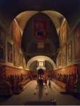 Granet Francois-Marius Interior of the Choir in the Capuchin Church in Piarza the authors replica  - Hermitage